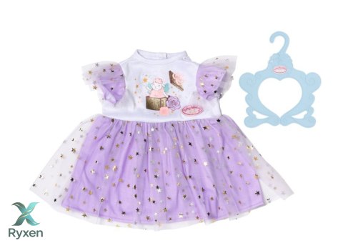 Baby born fioletowa sukienka tutu dla lalki 43 cm ZAPF