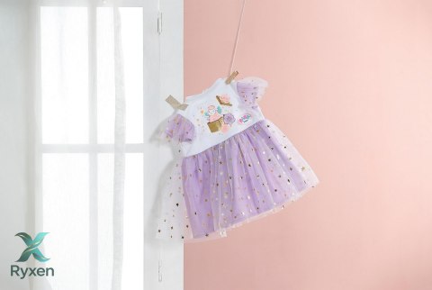 Baby born fioletowa sukienka tutu dla lalki 43 cm ZAPF