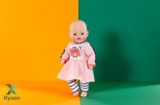 Baby born sukienka dżungla długie rękawy 36 cm ZAPF