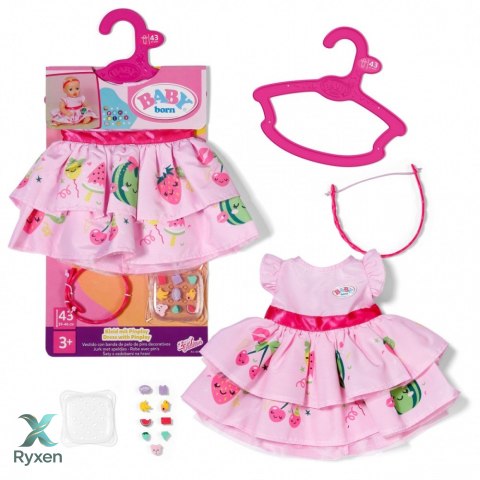 Baby born sukienka z przypinką 43 cm ZAPF