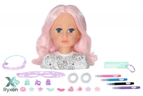 Głowa do stylizacji i czesania baby born ZAPF