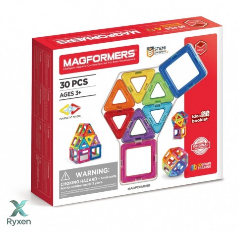 Klocki magnetyczne basic 30 elementów MAGFORMERS