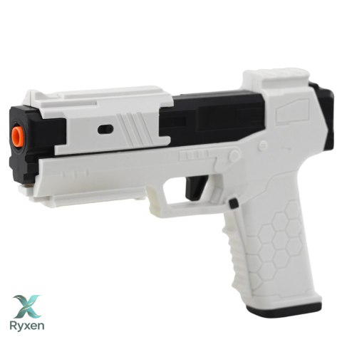 Pistolet Zabawkowy Naboje Piankowe Amunicja Łuski Biały LEAN TOYS