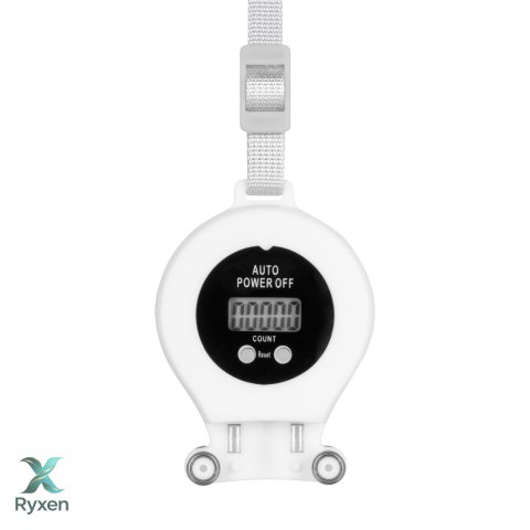 Smart Hula Hop odchudzające koło z licznikiem, wypustkami i obciążeniem 50cm, różowe, REBEL ACTIVE Rebel