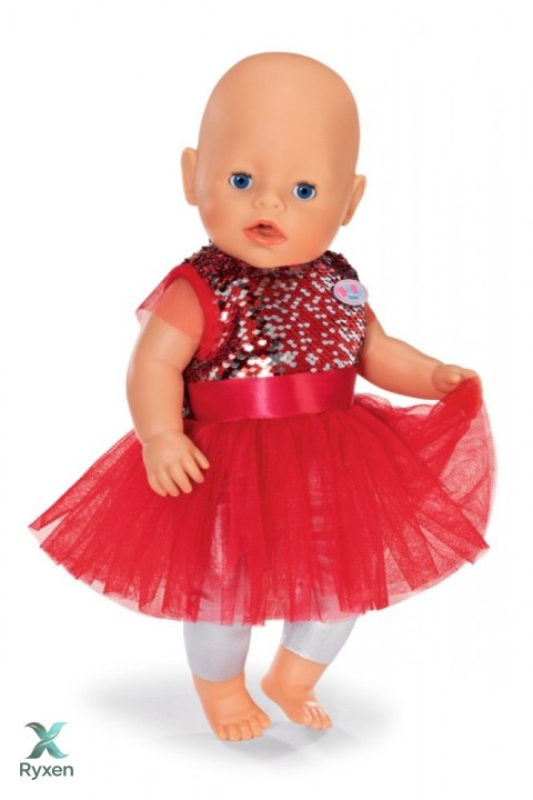 Strój świąteczny baby born 43 cm ZAPF
