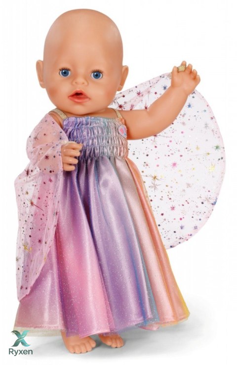 Sukienka tęczowa baby born 43 cm ZAPF