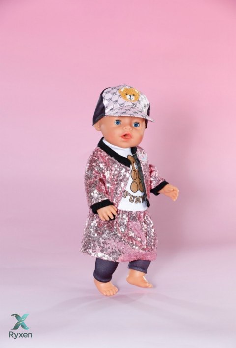 Ubranko w stylu glamour dla baby born 43 cm ZAPF