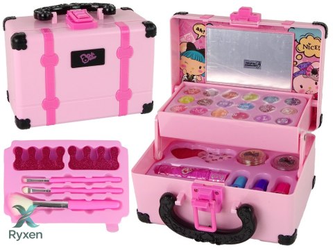 Zestaw Kosmetyków Dla Dzieci w Kuferku Różowy LEAN TOYS