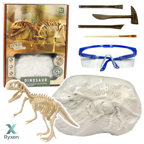 Zestaw Paleontologa Wykopaliska Szkielet Dinozaura Narzędzia LEAN TOYS