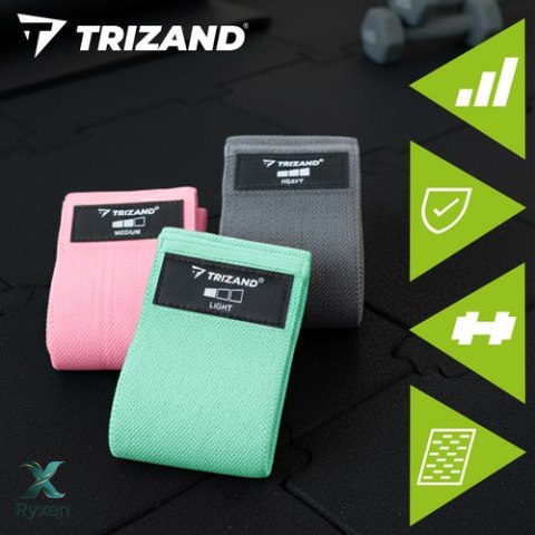 Zestaw gum do ćwiczeń - 3szt. Trizand 25876 TRIZAND