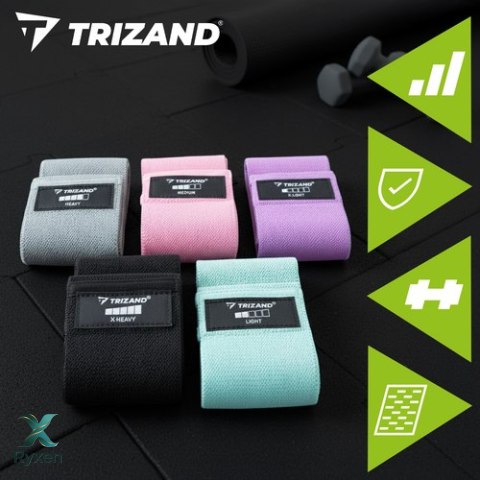 Zestaw gum do ćwiczeń - 5szt. Trizand 25877 TRIZAND