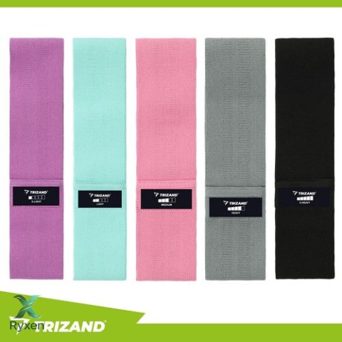 Zestaw gum do ćwiczeń - 5szt. Trizand 25877 TRIZAND