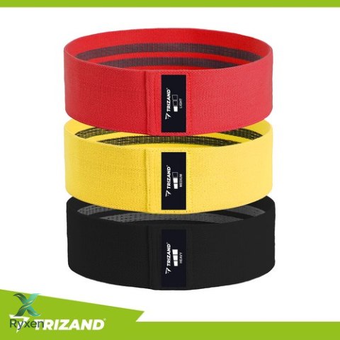 Zestaw gum do ćwiczeń mat. - 3szt. Trizand 25878 TRIZAND
