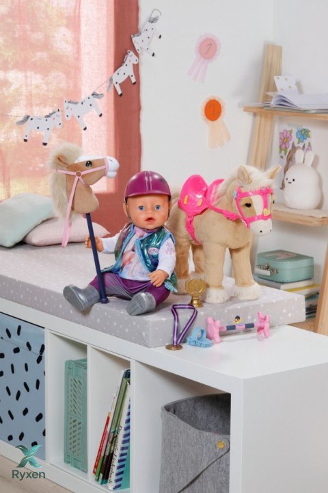 Zestaw hobby horse dla lalki baby born 43 i 36 cm ZAPF
