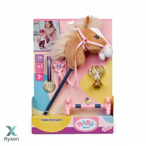 Zestaw hobby horse dla lalki baby born 43 i 36 cm ZAPF
