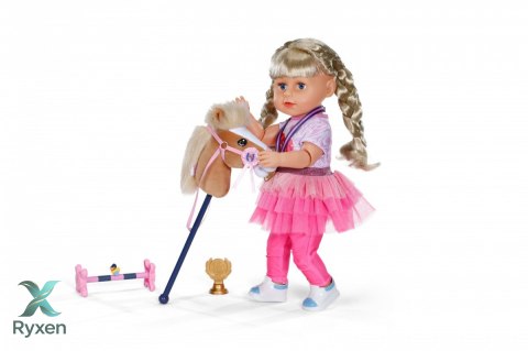 Zestaw hobby horse dla lalki baby born 43 i 36 cm ZAPF