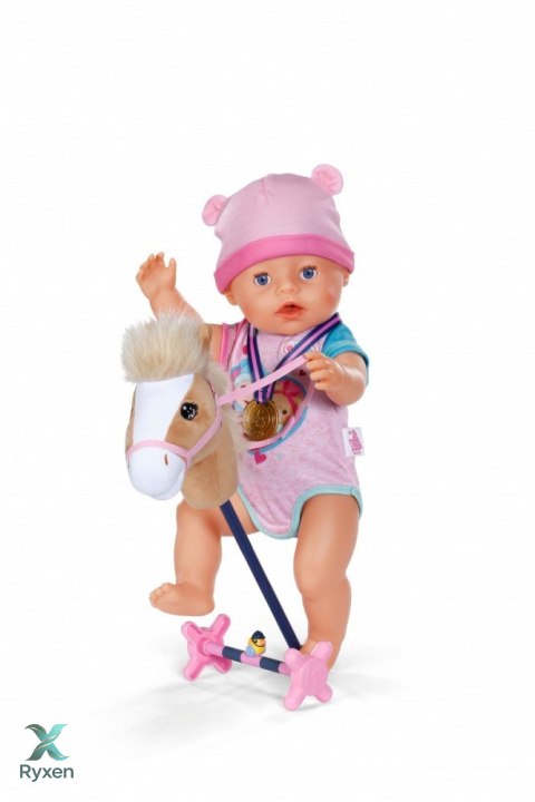 Zestaw hobby horse dla lalki baby born 43 i 36 cm ZAPF