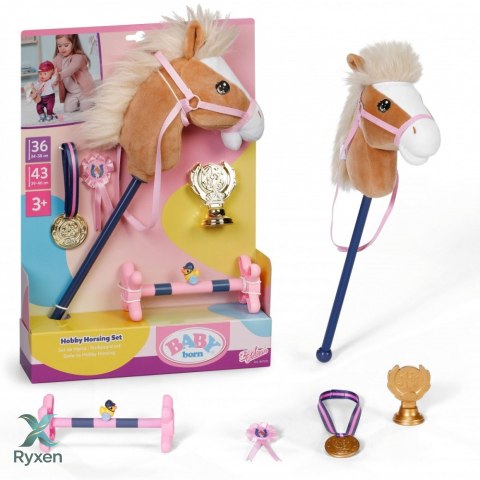 Zestaw hobby horse dla lalki baby born 43 i 36 cm ZAPF