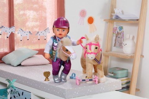 Zestaw hobby horse dla lalki baby born 43 i 36 cm ZAPF