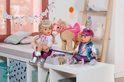 Zestaw hobby horse dla lalki baby born 43 i 36 cm ZAPF