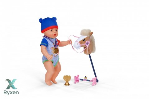 Zestaw hobby horse dla lalki baby born 43 i 36 cm ZAPF