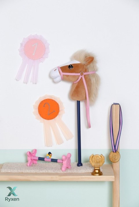 Zestaw hobby horse dla lalki baby born 43 i 36 cm ZAPF