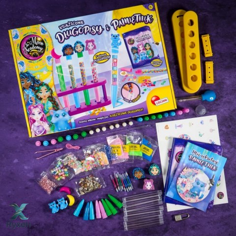 Zestaw kreatywny moon academy księżycowe długopisy i pamiętnik LISCIANI