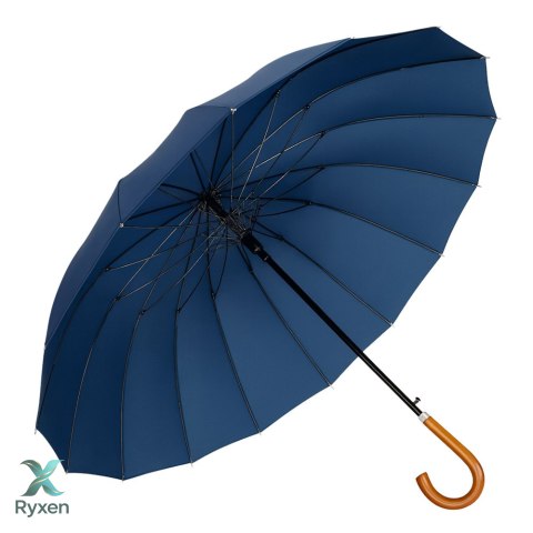 Duży Parasol Automatyczny Pokrowiec Na Ramię 24-Żeberkowy Granatowy 115 cm LEAN