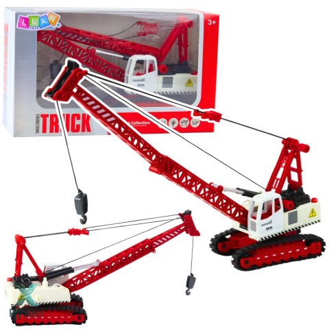 Dźwig Gąsienicowy Kratownicowy Regulacja Światła Dźwięki Metalowy LEAN TOYS
