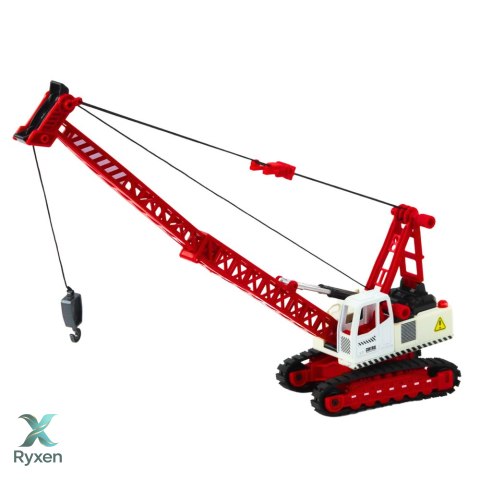 Dźwig Gąsienicowy Kratownicowy Regulacja Światła Dźwięki Metalowy LEAN TOYS