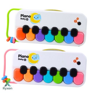 Edukacyjne Pianinko Muzyczne Dla Dzieci Interaktywne Kolorowe Koraliki LEAN TOYS