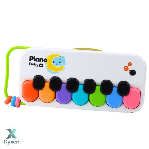 Edukacyjne Pianinko Muzyczne Dla Dzieci Interaktywne Kolorowe Koraliki LEAN TOYS
