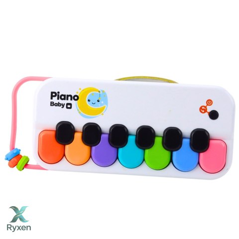 Edukacyjne Pianinko Muzyczne Dla Dzieci Interaktywne Kolorowe Koraliki LEAN TOYS