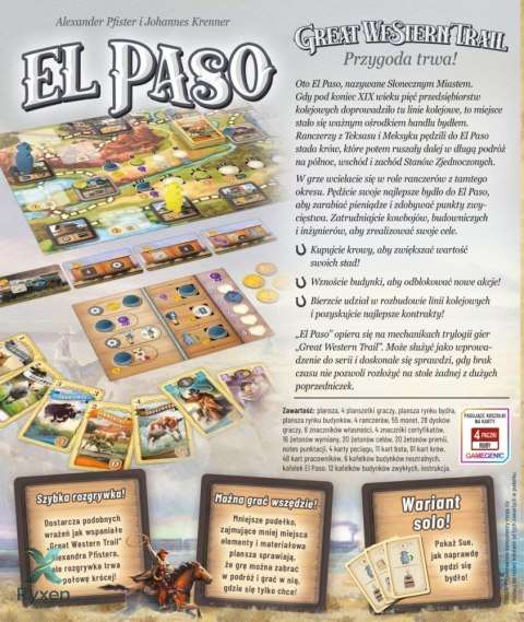 Gra great western trail: el paso Rebel