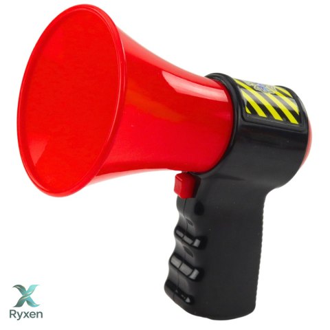 Interaktywny Megafon Strażacki Dla Dzieci Efekty Dźwiękowe LEAN TOYS