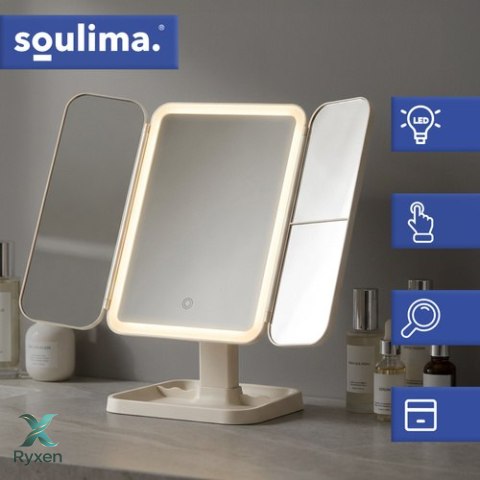 Lusterko kosmetyczne rozkładane LED Soulima 26952 SOULIMA