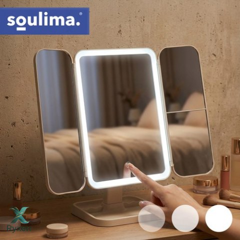 Lusterko kosmetyczne rozkładane LED Soulima 26952 SOULIMA