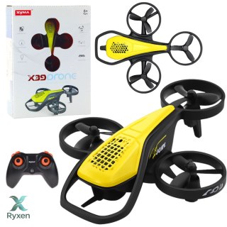 Mini Dron Zdalnie Sterowany RC Syma X36 Czteroosiowy Akrobacje Żółty LEAN TOYS