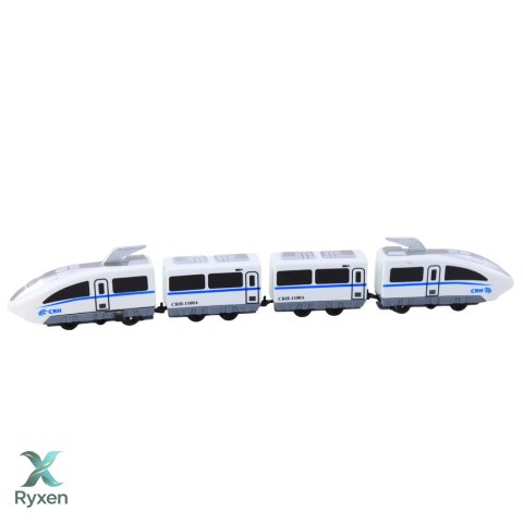 Pociąg Pośpieszny Elektryczny City Express Kolejka Tory 13 el. LEAN TOYS