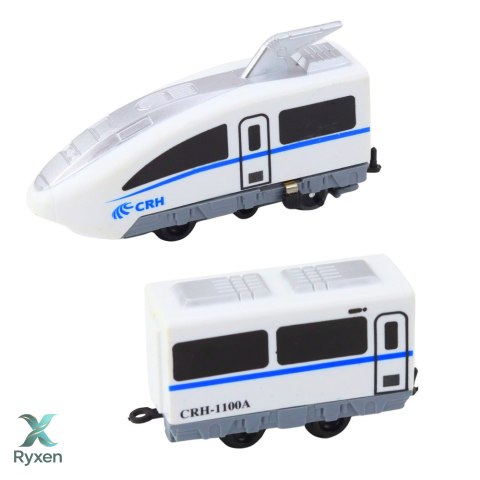 Pociąg Pośpieszny Elektryczny City Express Kolejka Tory 13 el. LEAN TOYS