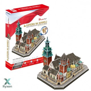 Puzzle 3d katedra na wawelu 101 elementów CUBIC FUN