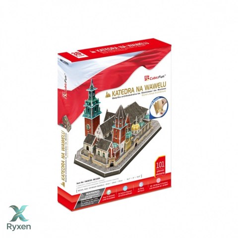 Puzzle 3d katedra na wawelu 101 elementów CUBIC FUN