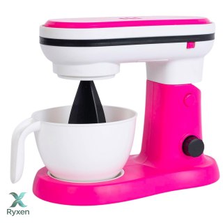 Robot Kuchenny Blender Zabawkowy Dla Dzieci Akcesoria Owoce Różowy LEAN TOYS