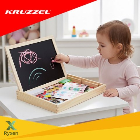 Tablica edukacyjna dwustronna Kruzzel 25637 KRUZZEL