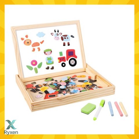 Tablica edukacyjna dwustronna Kruzzel 25637 KRUZZEL