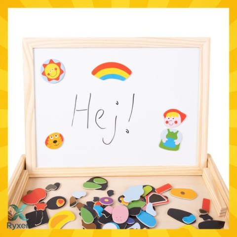 Tablica edukacyjna dwustronna Kruzzel 25637 KRUZZEL