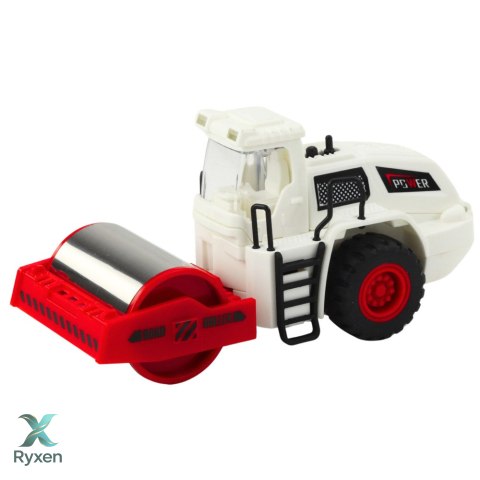 Walec Drogowy Budowlany Metalowy Obrotowy Walec Światła Dźwięki LEAN TOYS