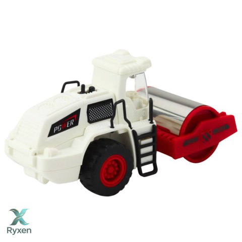 Walec Drogowy Budowlany Metalowy Obrotowy Walec Światła Dźwięki LEAN TOYS