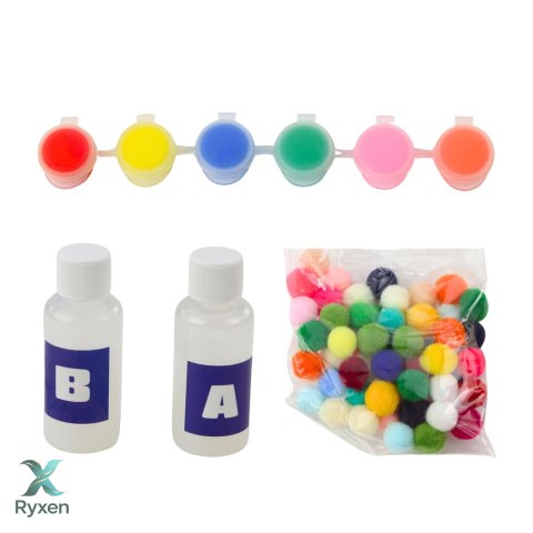 Zestaw Kreatywny Do Tworzenia Żelowych Figurek DIY Kapibara 18 el. LEAN TOYS