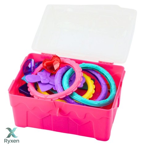 Zestaw Skarbów W Skrzyni Do Nurkowania Zabawy W Wodzie Różowa 21 el. LEAN TOYS